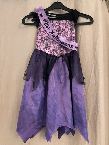 Déguisement robe Miss Halloween - 4/6 ans 110/116 cm