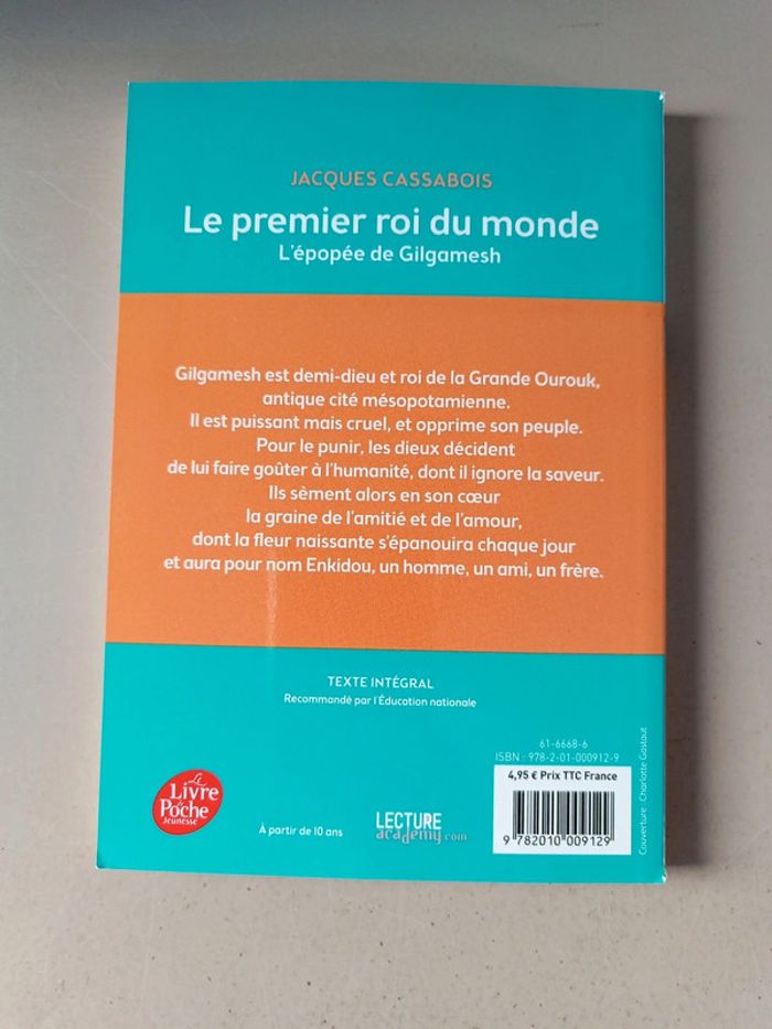Le premier roi du monde l'épopée de Gilgamesh de Jacques cassabois - photo numéro 2