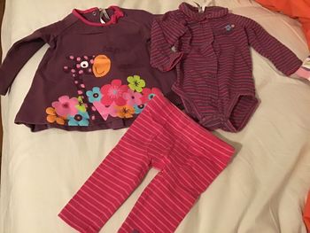 Ensemble Orchestra 3 mois robe legging body