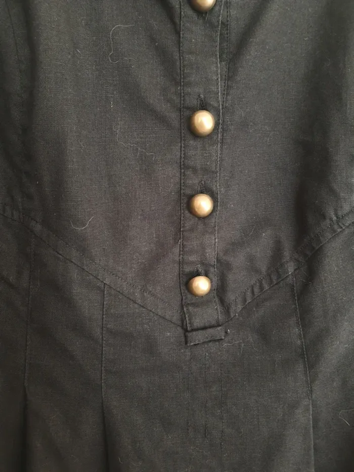 Robe noir lin 48/50 - photo numéro 4