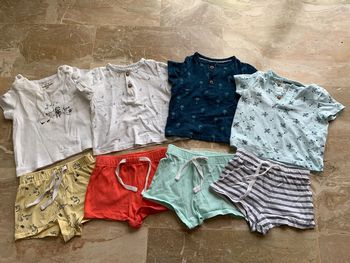 Ensemble de 4 tee shirt et 4 short