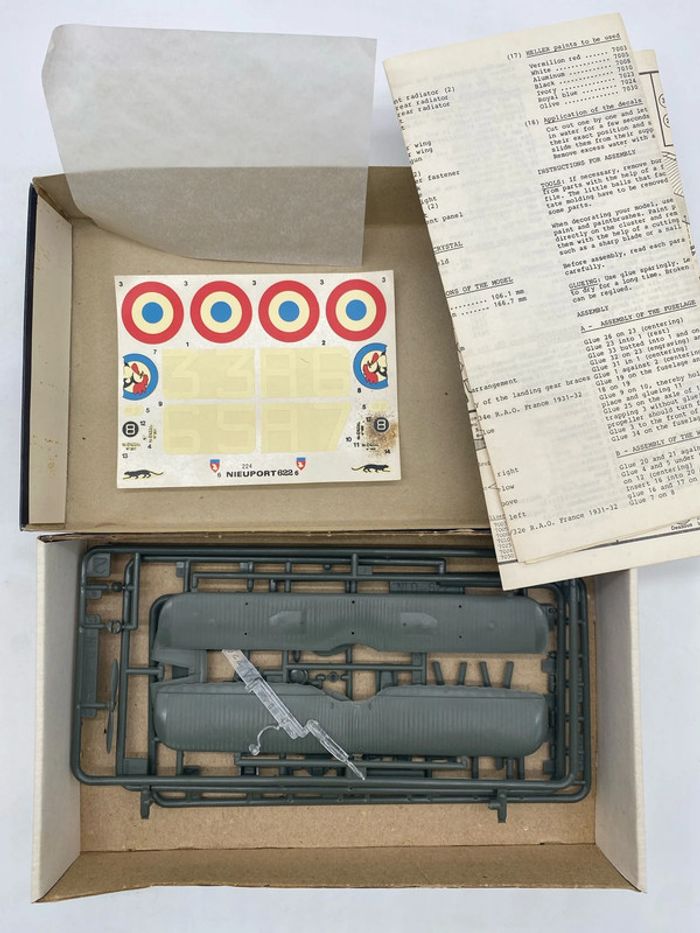 Maquette Heller Nieuport Delage NID 622 - photo numéro 2