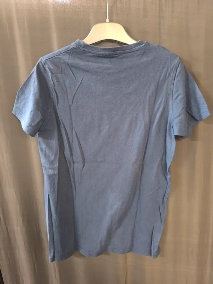 313239 Tee-shirt MC bleu garçon 12 ans in extenso - photo numéro 2