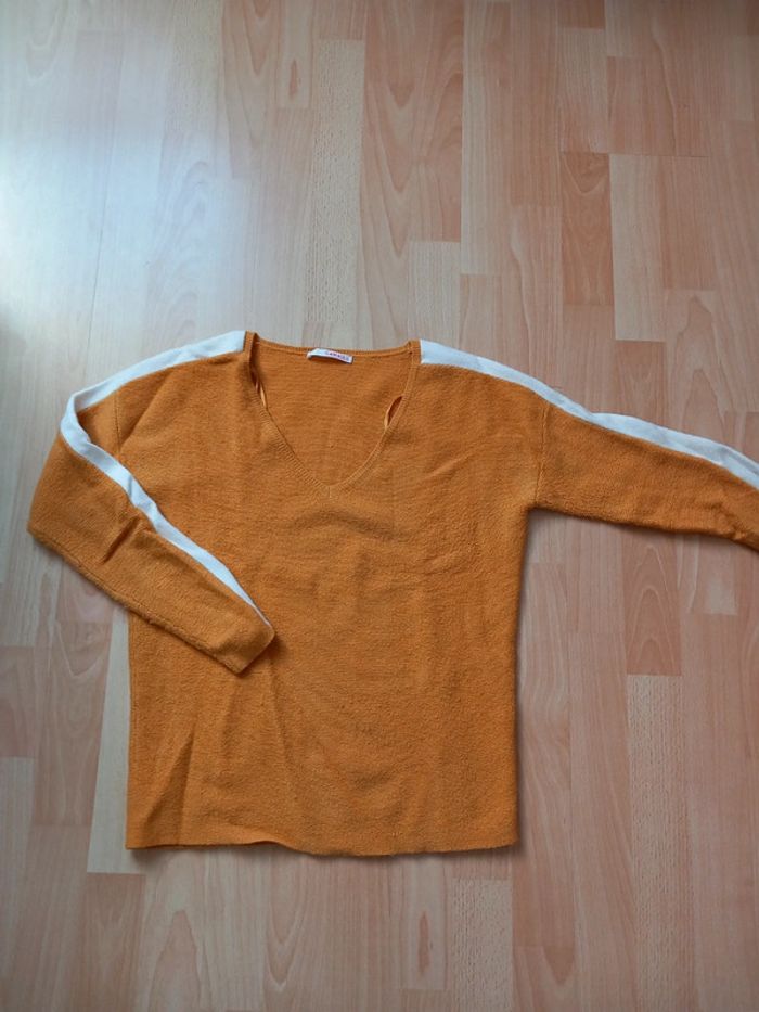 Lot 2 pull Camaïeu taille S bon état. - photo numéro 3