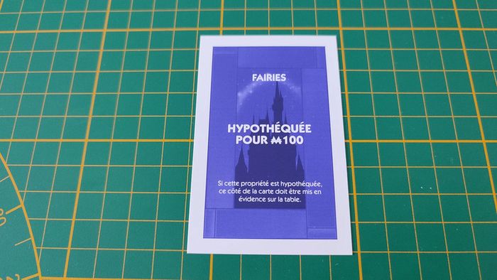 Titre de propriété Fairies pièce détachée jeu de société Monopoly Disney éditions Hasbro #B94 - photo numéro 2