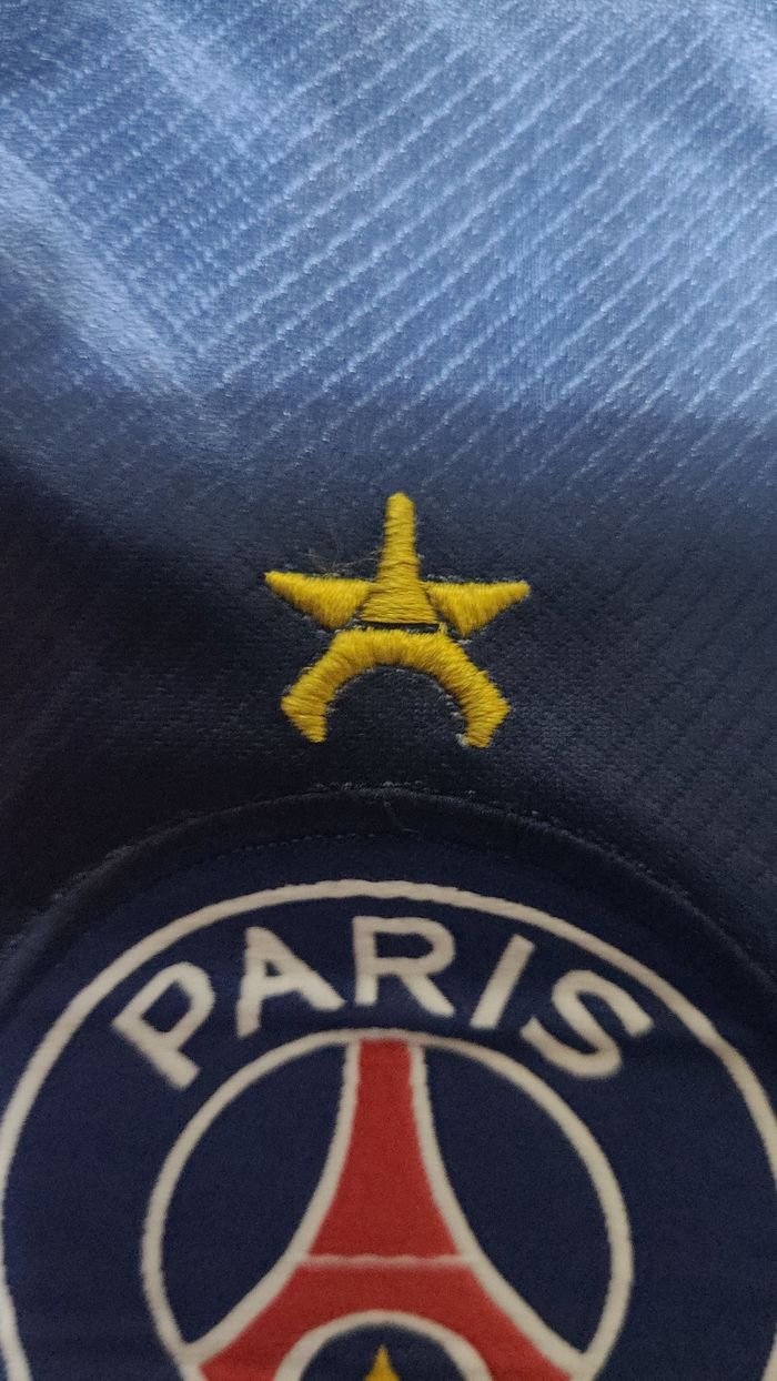 Maillot psg avec étoiles brodé - photo numéro 6