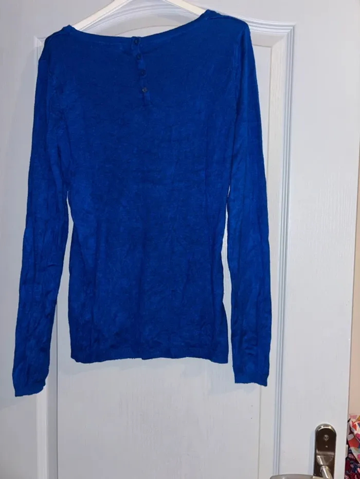 Pull bleu électrique mim - photo numéro 2