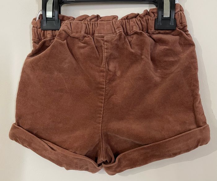 Short Velours marron fille taille 18 mois C&A - photo numéro 2