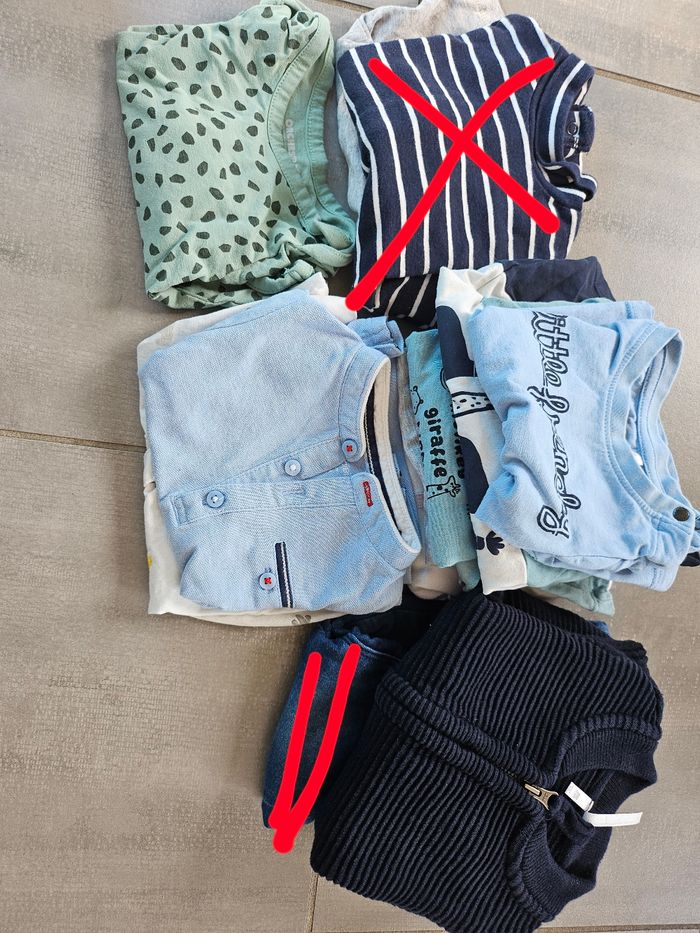 Lot vêtements garçons 9 mois