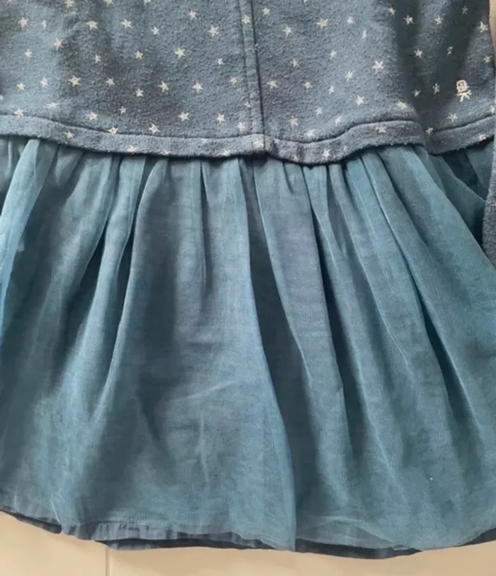 Robe manches longues motif étoile - photo numéro 2