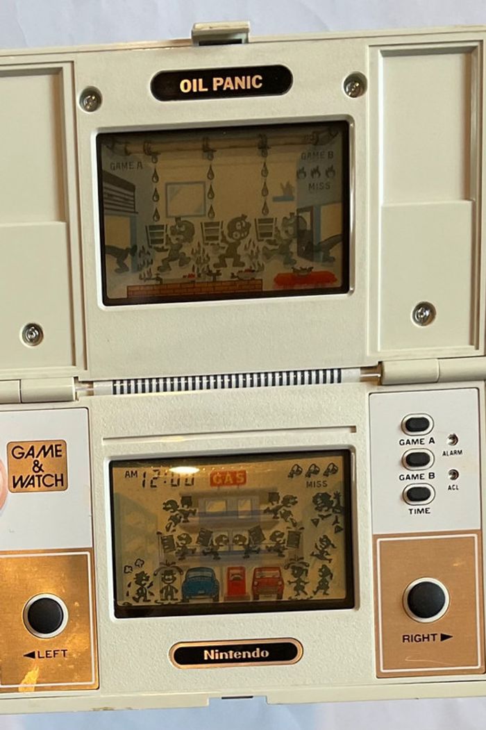 Console jeu Game and Watch Oil Panic vintage - photo numéro 4