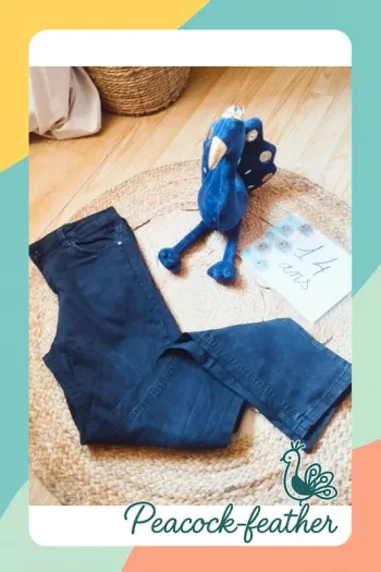 Pantalon noir 14ans garçon