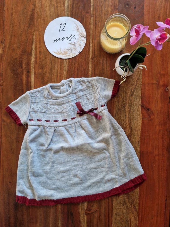 Robe laine style tricot