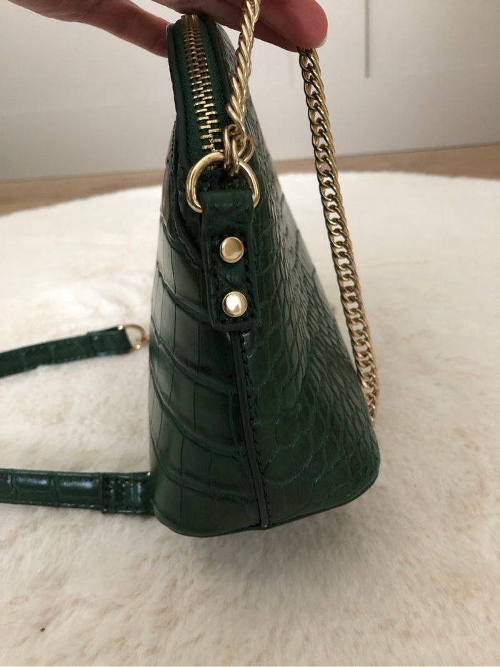 Sac vert sapin chaînette dorée - photo numéro 4