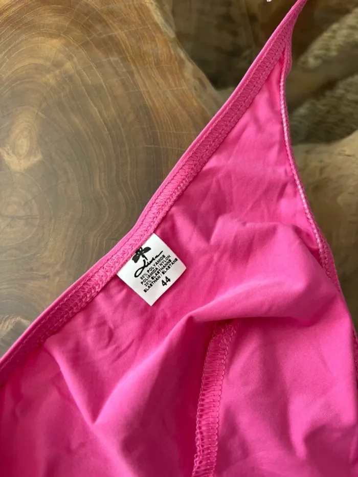 Maillot de bain 2 pièces Livia rose blanc 44 - photo numéro 4
