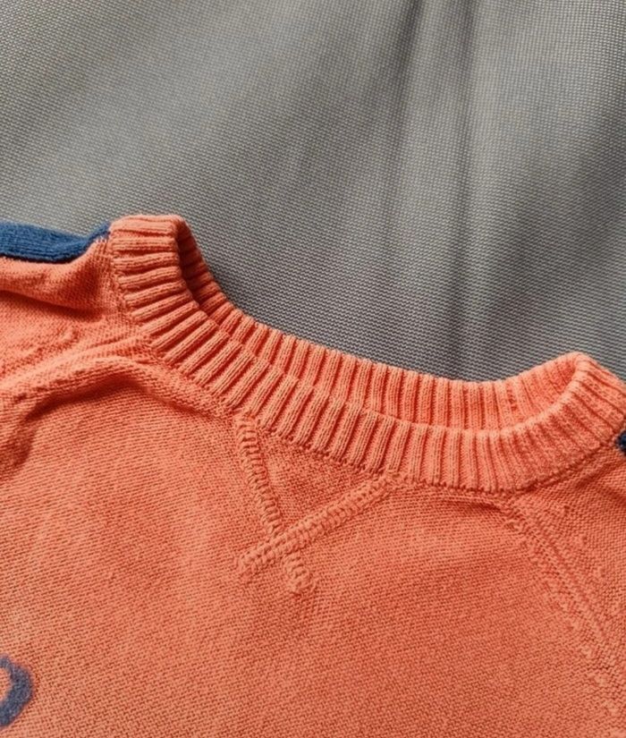 Pull fin orange - photo numéro 4