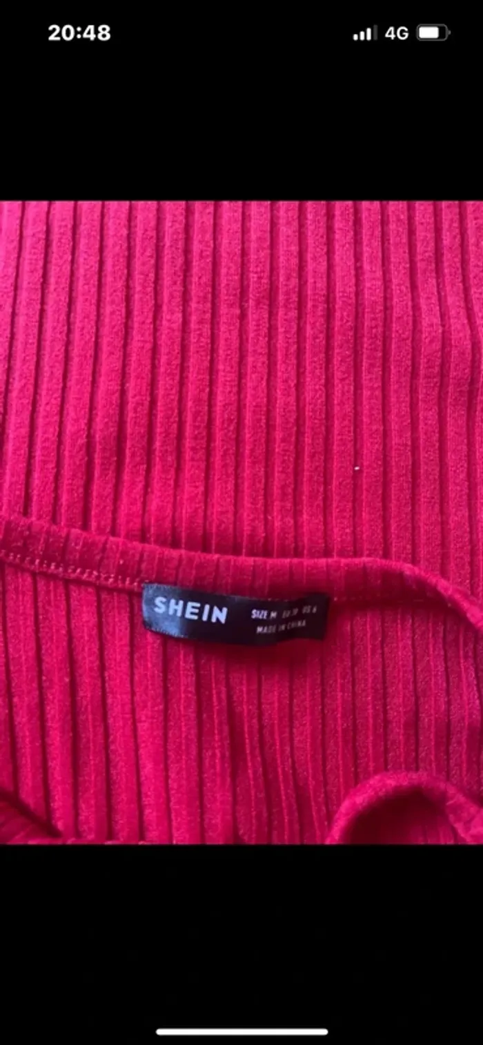 robe rouge shein - photo numéro 5