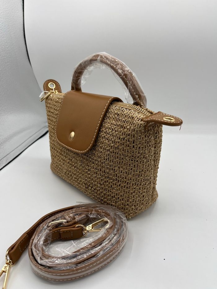 Sac à main bandoulière paille - photo numéro 2