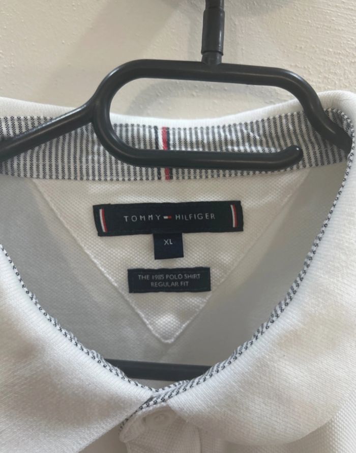 Polo tommy Hilfiger blanc - photo numéro 3