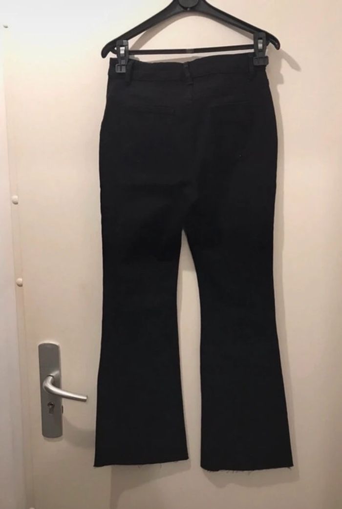 Jeans femme évasés noir pâtes d’éléphant taille M - photo numéro 2