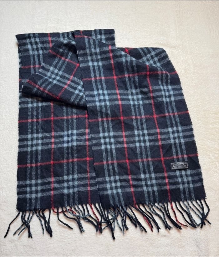 Écharpe Burberrys vintage – 100% Lambswool – Made in England - photo numéro 4