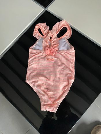 Maillot de bain matière gaufrée detail dos