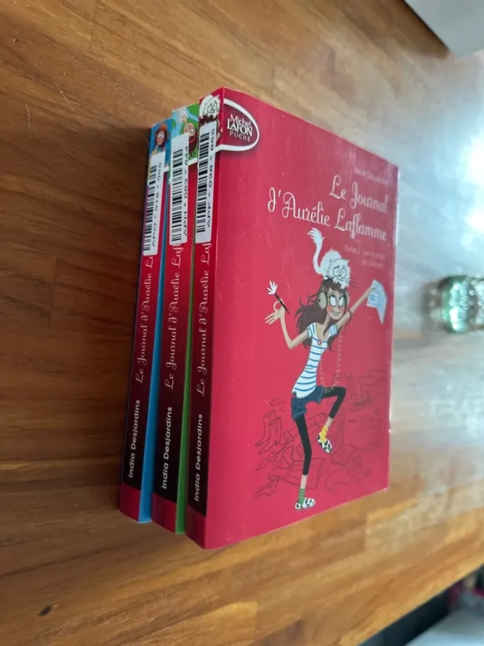 Lot de trois livres, le journal journal d’Aurélie Laflamme - photo numéro 2