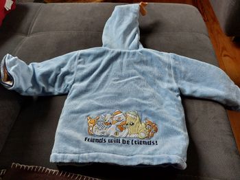 Veste polaire bleu clair