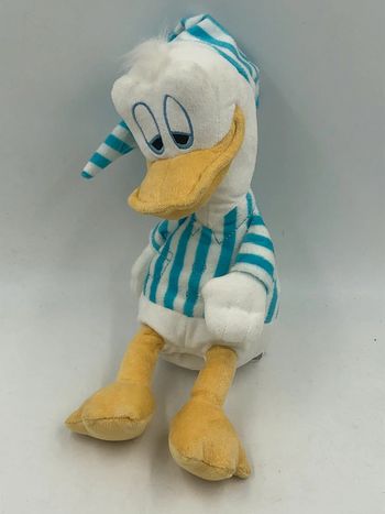 Peluche Disney Mickey Donald dormeur 30 cm neuf