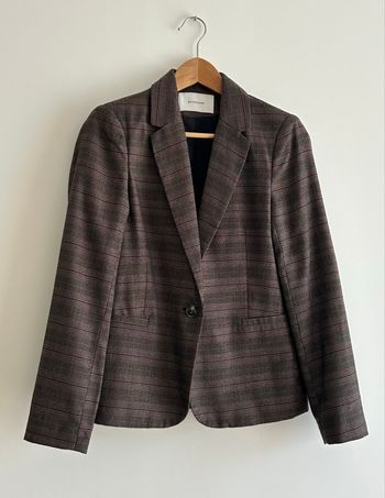 Veste blazer à carreaux Promod