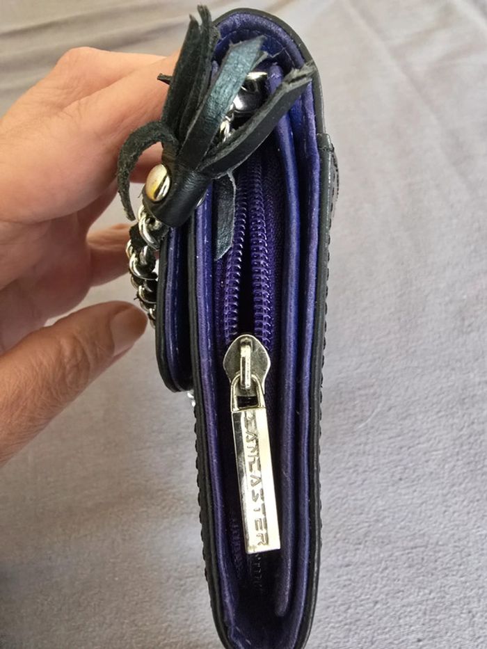 Sac à main ou compagnon cuir lisse 🍒Lancaster🍒 - photo numéro 7
