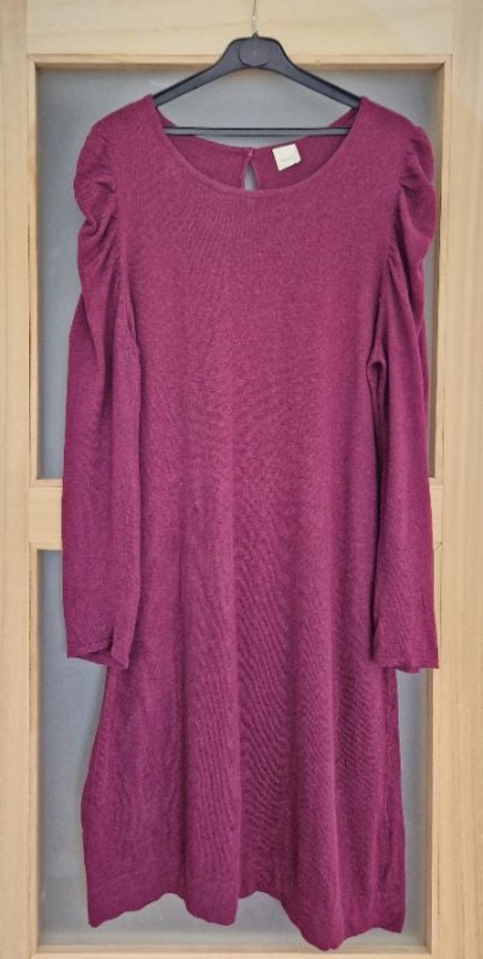 Robe pull bordeaux