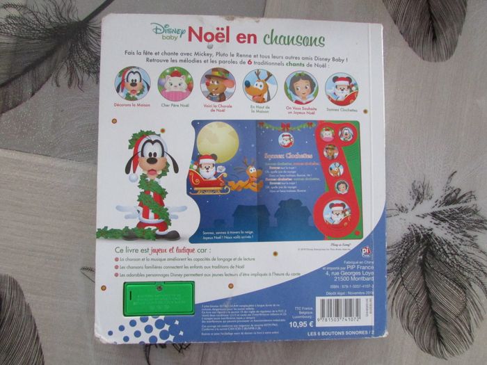 Livre sonore Disney Noël en chansons - photo numéro 5