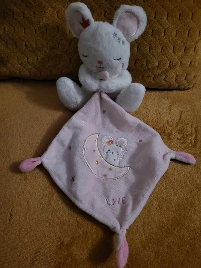 Doudou souris lune étoile simba - photo numéro 2
