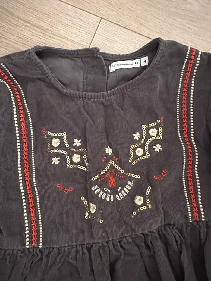 Robe Lulu Castagnette 4 ans - photo numéro 2
