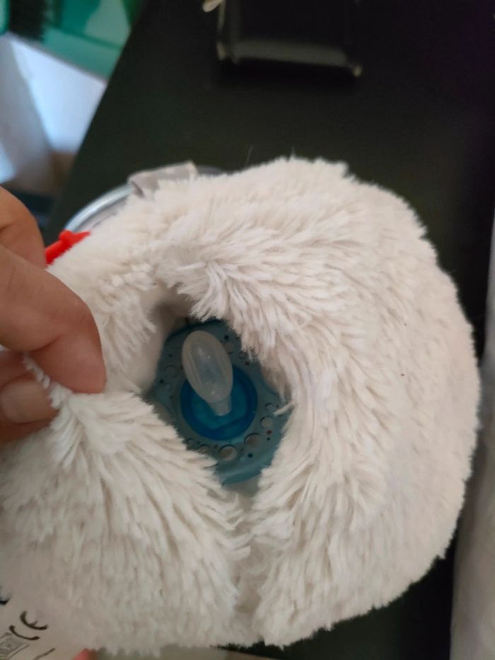 Boule hochet sensoriel range tétine oxybul - photo numéro 3