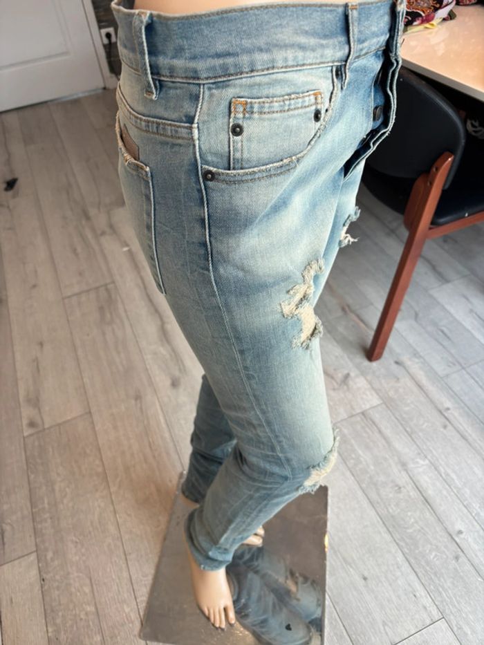Jeans skinny trouée neuf eleven paris - photo numéro 6