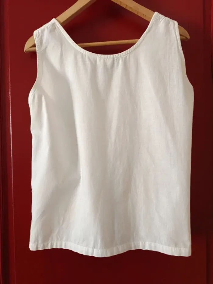 Blouse vintage Zeste de Mode t.38/40 100% coton - photo numéro 6