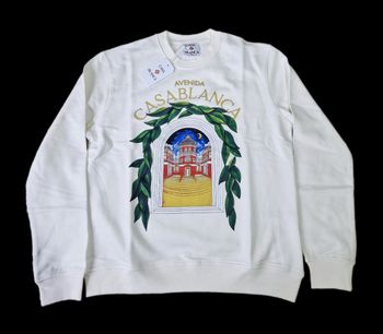 Pull Casablanca blanc 