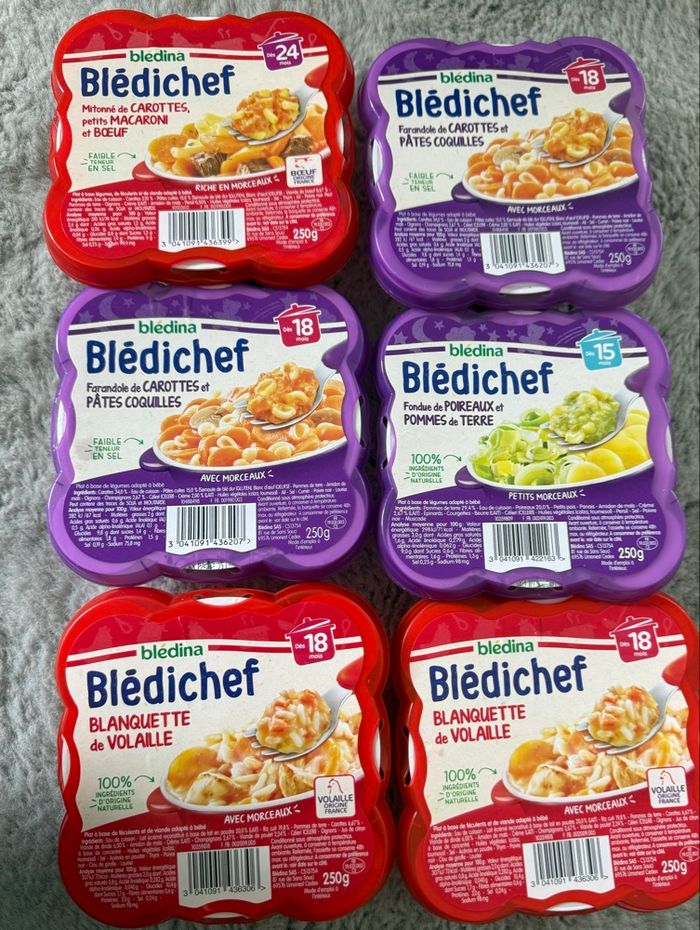 Plats bébé bledichef