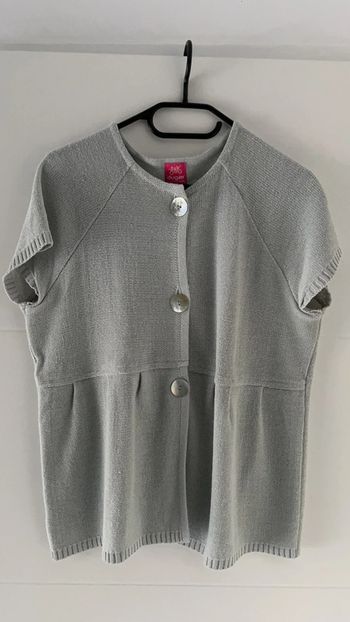 Gilet manche courte femme