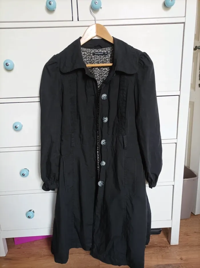 Trench-coat/trench noir T36