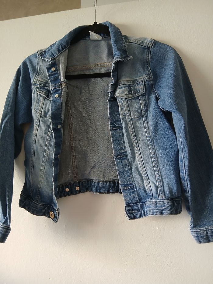 Veste en jean fille 10/12 ans - photo numéro 2