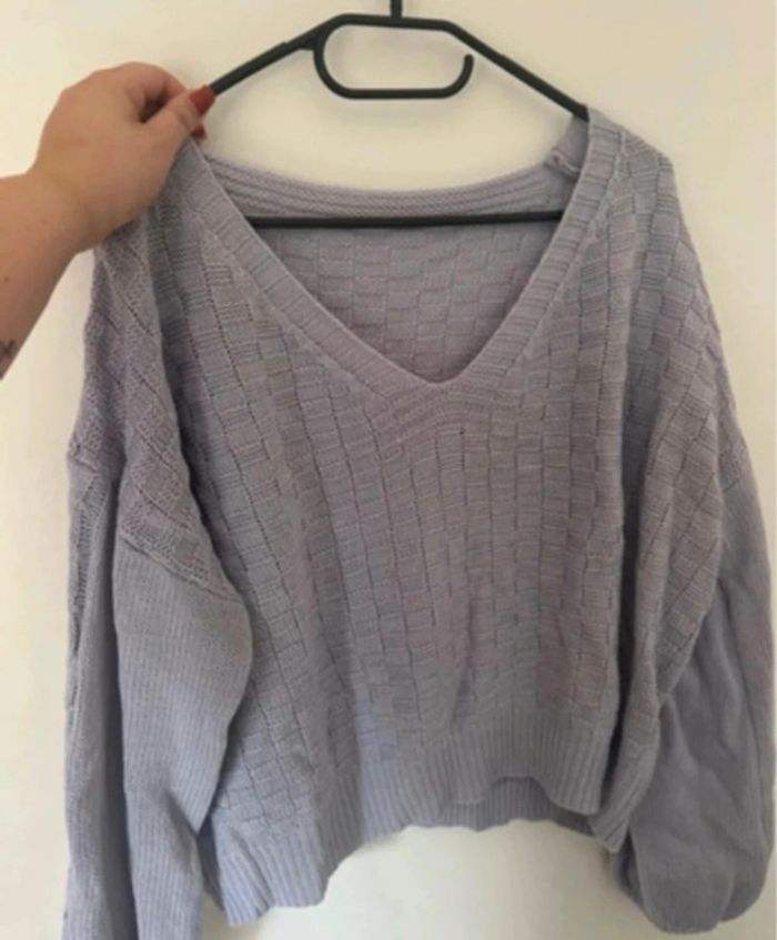 Pull chaud en maille
