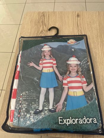 Costume déguisement exploratrice montagne fille taille 7-9 ans neuf