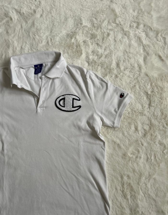 Polo Champion Blanc taille S Neuf - photo numéro 2