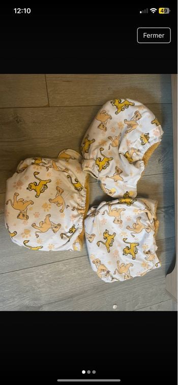 Couche lavable en lot