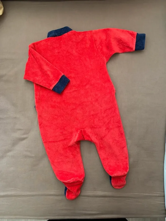 Grenouillère rouge chaude Kiabi - photo numéro 2