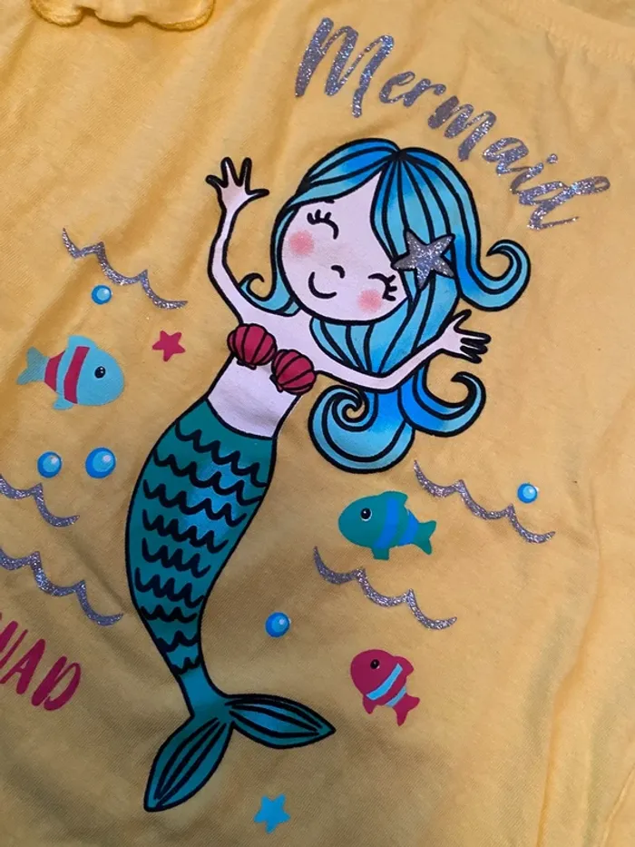 T-shirt Mermaid Kiki&Koko Taille 116 (5-6 ans) - photo numéro 3