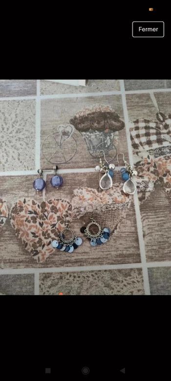 Boucles d'oreilles orecchini